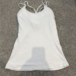 Lululemon Women's White Strappy Top size 4